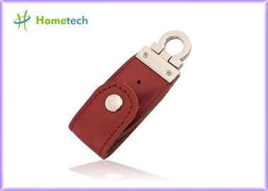 USB 2.0 βασική αλυσίδα δίσκων λάμψης δέρματος USB, ραβδί αντίχειρων Drive USB μανδρών αστραπιαίας σκέψης