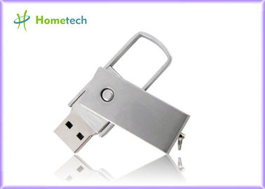 Ραβδιά συστροφής USB μετάλλων ορθογωνίων, αγκίδα 2.0 Drive λάμψης ΓΙΑ το σχολείο