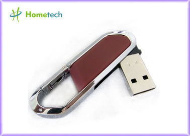 Καφετιά ραβδιά συστροφής USB μετάλλων, προσαρμοσμένο 4G Drive λάμψης υψηλής ταχύτητας USB