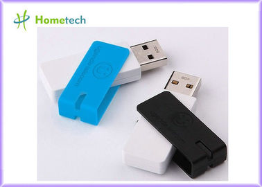 Ανοικτό μπλε πλαστικά ραβδιά συστροφής USB, Drive λάμψης της Mac ορθογωνίων 64GB