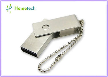 Χαραγμένα λογότυπο ραβδιά συστροφής USB μετάλλων 4G 8G 16G 32G, ραβδιά δώρων USB