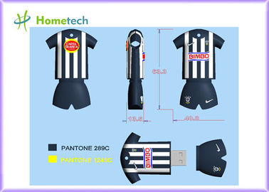 Το Pantone προσάρμοσε τη υψηλή ταχύτητα 2.0 Drive λάμψης πουκάμισων USB πόλο rayados διαβασμένη διεπαφή ταχύτητα