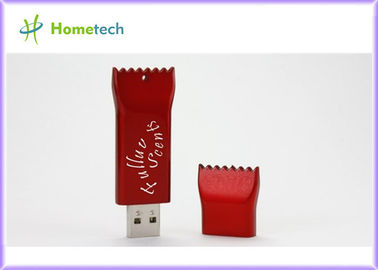 Κόκκινα πλαστικά ABS Drive 512MB λάμψης USB 1GB για το δώρο, δροσερά usb ραβδιά