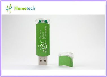 Πλαστική USB κίνηση 2.0 λάμψης cOem με την κρυπτογραφημένη κίνηση λάμψης εξατομικευμένη