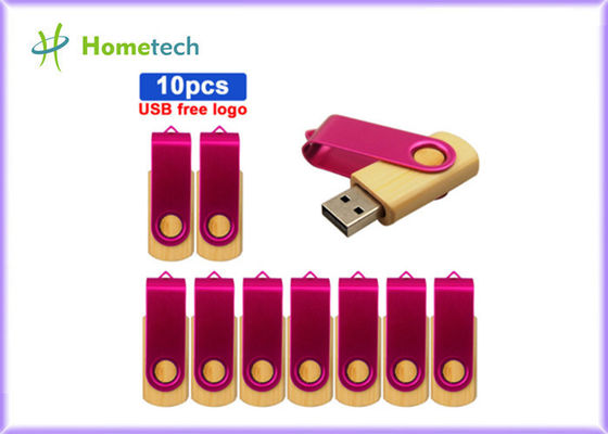 USB 2,0 ξύλινη USB 3,0 μετάλλων υψηλή ταχύτητα προσαρμοσμένο λογότυπο Eco ραβδιών μπαμπού φιλικό